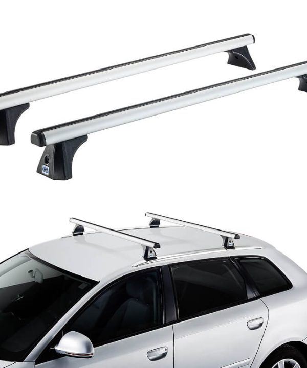 Kimpiris - Μπάρες Οροφής Αλουμινίου CRUZ 924-755 Oplus AX-108cm Ασημί 2 Τεμάχια