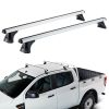 Kimpiris - Μπάρες Οροφής Αλουμινίου CRUZ 924-710 Oplus AT-118cm Ασημί 2 Τεμάχια