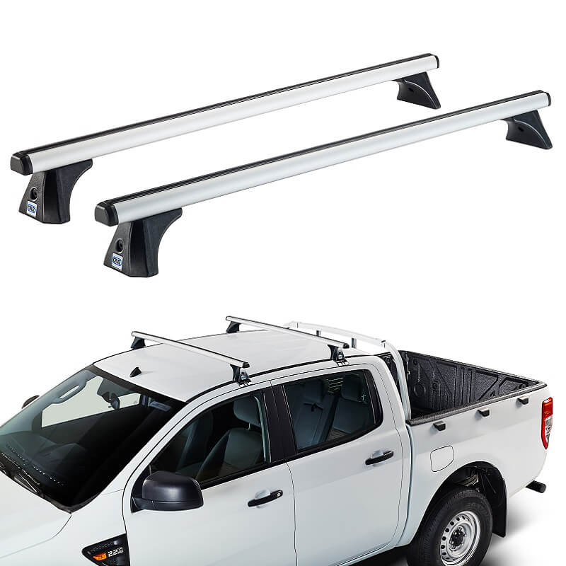 Kimpiris - Μπάρες Οροφής Αλουμινίου CRUZ 924-710 Oplus AT-118cm Ασημί 2 Τεμάχια