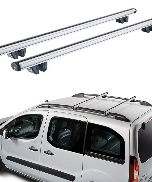 Kimpiris - Μπάρες Οροφής Αλουμινίου CRUZ 924-066 Alu Cargo R-148cm Railing System Ασημί 2 Τεμάχια