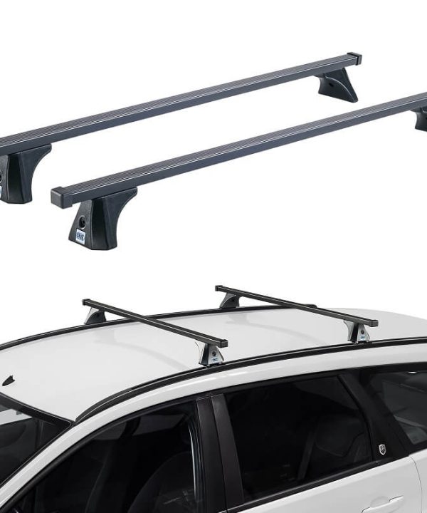 Kimpiris - Μπάρες Οροφής Σιδερένιες CRUZ 921-365 Oplus SX-130cm Μαύρες 2 Τεμάχια