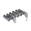Kimpiris - Κλειδαριές Για Μπάρες Οροφής CRUZ 932-016 Σετ 6 Τεμάχια Με 2 Κλειδιά