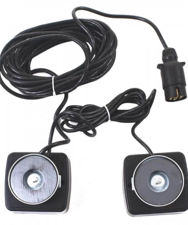Alternative view of Φανάρια Τρέιλορ Μαγνητικά Με Καλωδίωση Led 12 Volt 10x9x4 cm Σετ 2 Τεμάχια