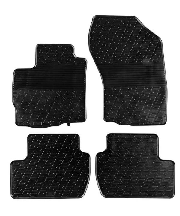 Kimpiris - Πατάκια Αυτοκινήτου Gledring 0155 Peugeot 4007 2008-2012/ Citroen Crosser 2008-2013/ Mitsubishi Outlander 2007-2012 Μαύρο 4 Τεμαχίων