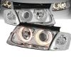 Kimpiris - Μπροστινά Φανάρια Set Για Vw Passat 3B 96-00 Angel Eyes Χρωμίου H7/H7 Depo