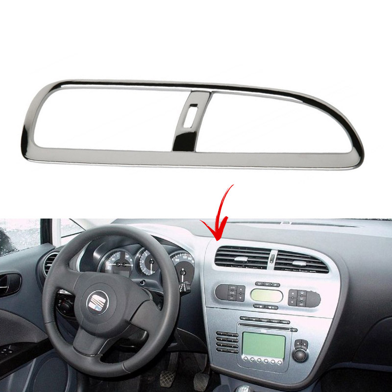 Kimpiris - Πλαίσιο Κεντρικών Αεραγωγών Για Seat Leon 1P 06-11 Χρώμιο Racesport 1 Τεμάχιο