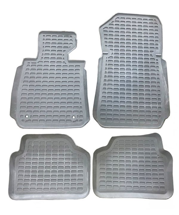 Kimpiris - Πατάκια Σκαφάκια 3D Από Λάστιχο Για Bmw 3 E90 / E91 05-11 "Star Diamond" 4 Τεμάχια Γκρι