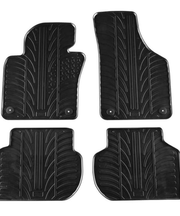 Kimpiris - Πατάκια Αυτοκινήτου Gledring 0074 VW Jetta 6 2011-2019 Μαύρο 4 Τεμάχια