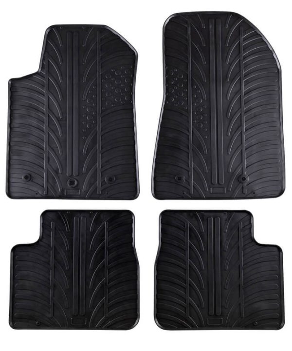 Kimpiris - Πατάκια Αυτοκινήτου Gledring 0566 Alfa Romeo Giulietta 2014- Μαύρο 4 Τεμάχια