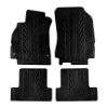 Kimpiris - Πατάκια Αυτοκινήτου Gledring 0050 Renault Fluence 2009-2010/ Renault Megane III Grand Tour 2009- 2015- Μαύρο 4 Τεμάχια