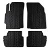 Kimpiris - Πατάκια Αυτοκινήτου Gledring 0185 Chevrolet Spark 2010-2015  Πεντάθυρο Μαύρο 4 Τεμάχια