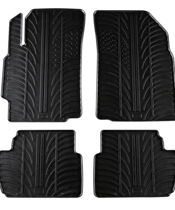 Kimpiris - Πατάκια Αυτοκινήτου Gledring 0185 Chevrolet Spark 2010-2015  Πεντάθυρο Μαύρο 4 Τεμάχια