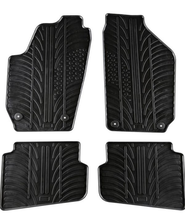 Kimpiris - Πατάκια Αυτοκινήτου Gledring 0330 Skoda Fabia 2002-/ 2007-2014 Μαύρο 4 Τεμάχια