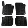 Kimpiris - Πατάκια Αυτοκινήτου Gledring 0337 Skoda Rapid 2012 Χειροκίνητο / Seat Toledo 2013- Μαύρο 4 Τεμάχια