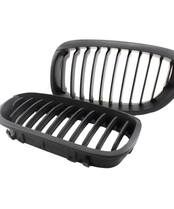 Alternative view of Καρδιές Μάσκας Για Bmw 3 E46 03-06 Coupe/Cabrio Μαύρο Ματ 2 Τεμάχια