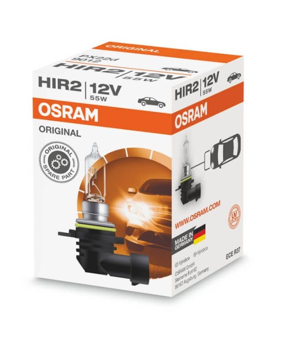 Alternative view of Λάμπα Αλογόνου HIR2 9012 12V 65w Osram 09012 1 Τεμάχιο