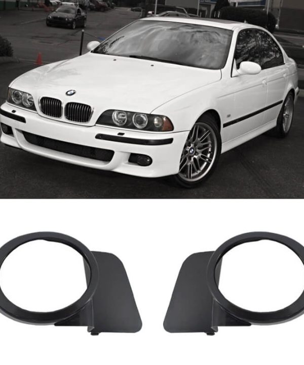 Kimpiris - Καπάκια Προβολέα Εμπρός Πλαινά Για Bmw 5 E39 M5 M-Sport Design 95-03 Μαύρα Αριστερό & Δεξί 2 Τεμάχια