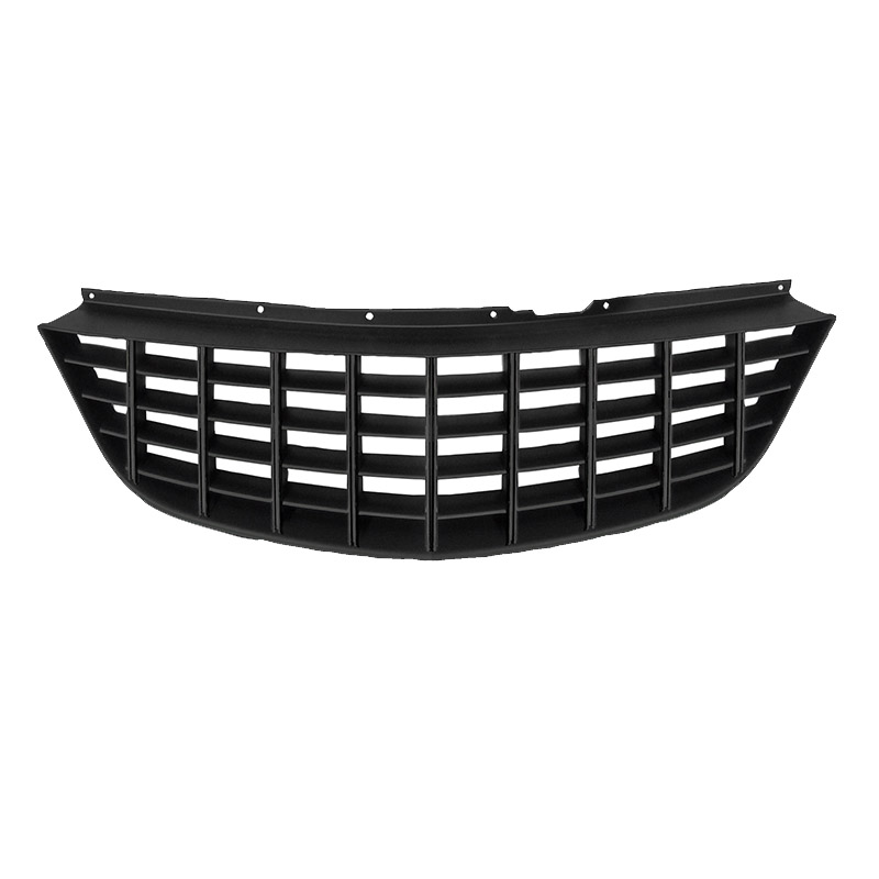 Μάσκα Για Opel Corsa D 06-11 Χωρίς Σήμα Με Κάθετες Γραμμές Μαύρη Ματ 1 Τεμάχιο - Image 2