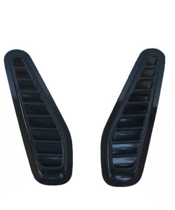 Alternative view of Αεραγωγοί Καπό Αυτοκόλλητοι Universal Τύπου Bmw GTR Μαύροι 33 x 11 x 1.5cm 2 Τεμάχια