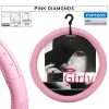 Κάλυμμα Tιμονιού ''Pink Diamonds'' Ροζ Με Στρας Medium 37-39cm - Image 2
