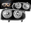 Kimpiris - Μπροστινά Φανάρια Set Για Vw Golf 3 92-98 Angel Eyes Μαύρα H7/H7 Depo