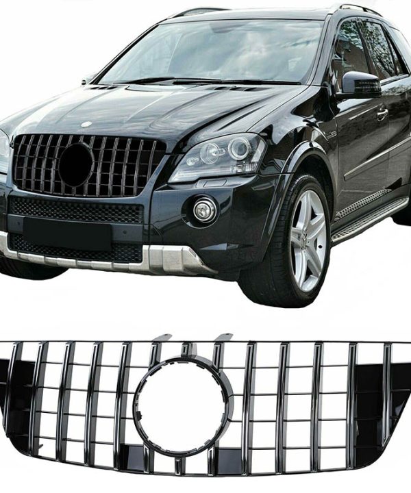 Kimpiris - Μάσκα Για Mercedes-Benz ML-Class W164 08-11 GT Amg Panamericana Look Μαύρο/Χρώμιο 1 Τεμάχιο