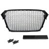 Μάσκα Για Audi A4 B8 11-15 RS4 Look Κυψελωτή Γυαλιστερό Μαύρο 1 Τεμάχιο - Image 2