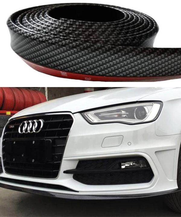 Kimpiris - Μπροστινό Spoiler Universal Samurai Lip Safe & Style 2500mm Carbon 1 Τεμάχιο