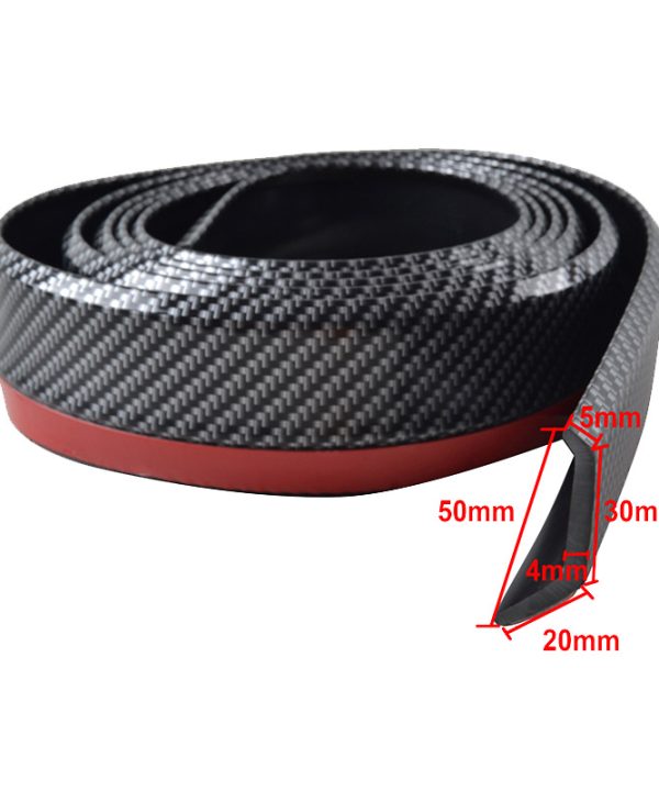 Alternative view of Μπροστινό Spoiler Universal Samurai Lip Safe & Style 2500mm Carbon 1 Τεμάχιο