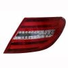 Πισινά Φανάρια Set Για Mercedes-Benz C-Class W204 07-12 Led Bar Facelift Look Κόκκινο/Crystal Carner - Image 2