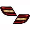 Πισινά Φανάρια Set Για Mercedes-Benz C-Class W204 07-12 Led Bar Facelift Look Κόκκινο/Crystal Carner - Image 4