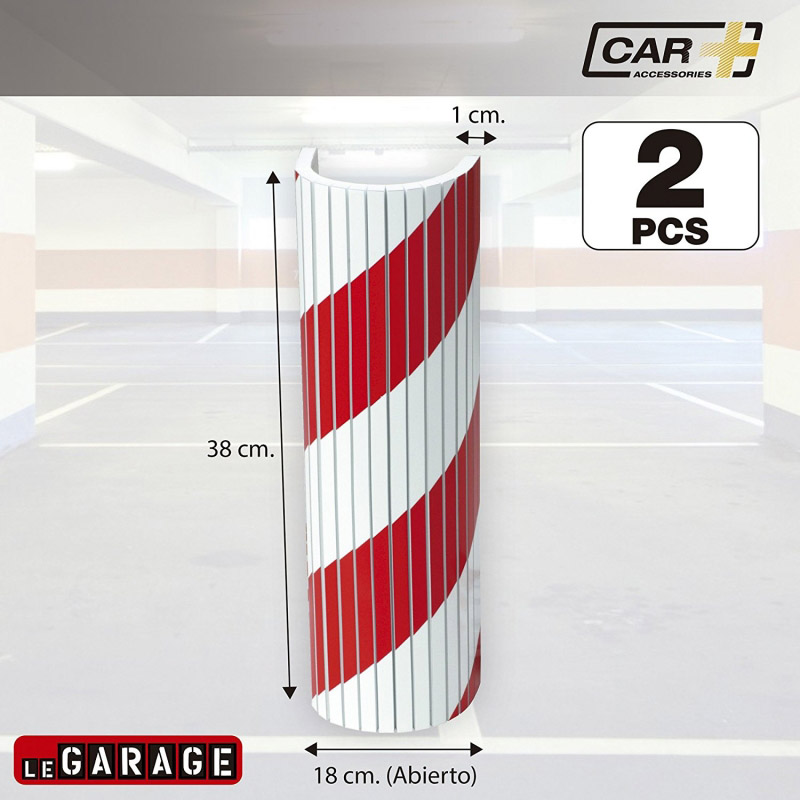 Προστατευτικά Πρόσκρουσης Για Γωνίες Parking "Le Garage" 38cm x 18cm x 1cm Πάχος Car+ 2 Τεμάχια - Image 3
