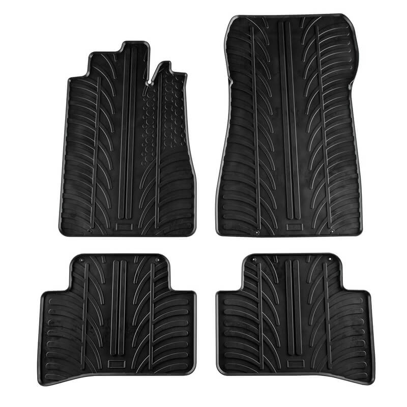 Kimpiris - Πατάκια Αυτοκινήτου Gledring 0507 C-Class W202 1993-2000 Limousine / Caravan Χειροκίνητο Μαύρο 4 Τεμάχια