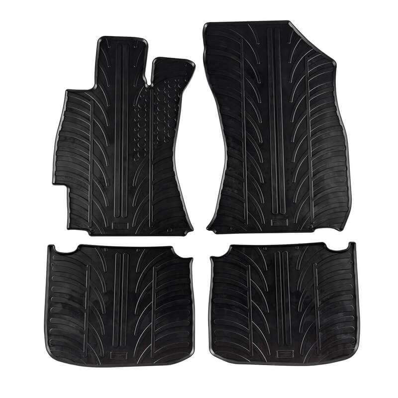 Kimpiris - Πατάκια Αυτοκινήτου Gledring 0676 Subaru Outback 2014-2019 Μαύρο 4 Τεμάχια