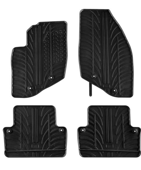 Kimpiris - Πατάκια Αυτοκινήτου Gledring 0390 Volvo V70/ VX70 2000-2007 / S60 2000-2009 Μαύρο 4 Τεμάχια