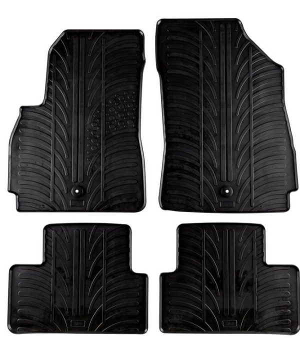 Kimpiris - Πατάκια Αυτοκινήτου Gledring 0186 Chevrolet Orlando 2010-  Μαύρο 4 Τεμάχια