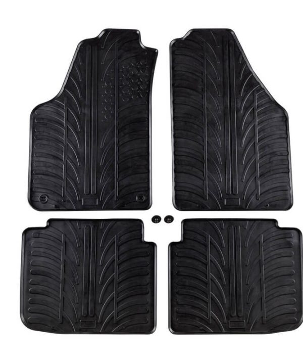 Kimpiris - Πατάκια Αυτοκινήτου Gledring 0373 Lancia Musa 2007- / Fiat Idea 2006- Μαύρο 4 Τεμάχια