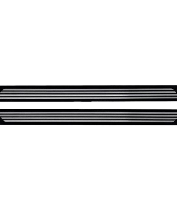 Alternative view of Διακοσμητικά Εσωτερικά Μασπιέ Πόρτας Universal "Lines" Ασημί 54cm x 4cm 2 Τεμάχια