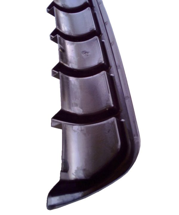 Alternative view of Diffuser Πίσω Προφυλακτήρα Universal Sport Look Μαύρο Από Abs Πλαστικό 1 Τεμάχιο
