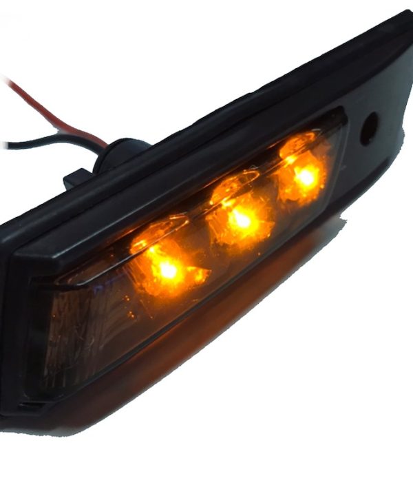 Alternative view of Πλαϊνά Φλας Φτερού Για Bmw 3 E36 90-96 / 3 E30 / 5 E34 88-95 / 7 E32 86-94 Βιδωτό Led Black/Smoke 2 Τεμάχια