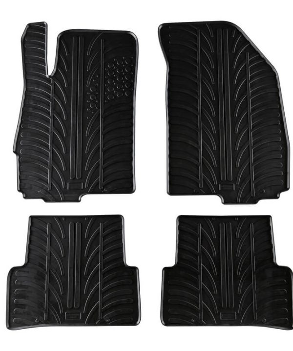 Kimpiris - Πατάκια Αυτοκινήτου Gledring 0187 Chevrolet Aveo 2011- Μαύρο 4 Τεμάχια