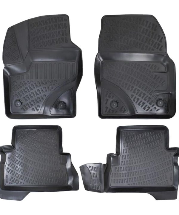 Kimpiris - Πατάκια Σκαφάκια 3D Από Λάστιχο TPE Για Ford Kuga 2012- Rizline 4 Τεμάχια Μαύρα