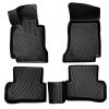 Kimpiris - Πατάκια Σκαφάκια 3D Από Λάστιχο TPE Για Mercedes C-Class W205 2014-2020 Rizline 4 Τεμάχια Μαύρα