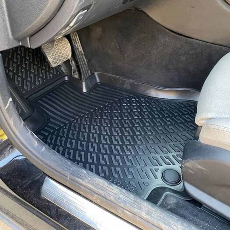 Πατάκια Σκαφάκια 3D Από Λάστιχο TPE Για Mercedes C-Class W205 2014-2020 Rizline 4 Τεμάχια Μαύρα - Image 2