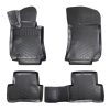 Kimpiris - Πατάκια Σκαφάκια 3D Από Λάστιχο TPE Για Mercedes E-Class W124/W210/W211/CLS W219 Rizline 4 Τεμάχια Μαύρα
