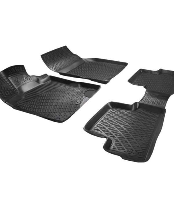 Kimpiris - Πατάκια Σκαφάκια 3D Από Λάστιχο TPE Για Nissan Qashqai 2007-2013  / 2014-2021 Rizline 4 Τεμάχια Μαύρα