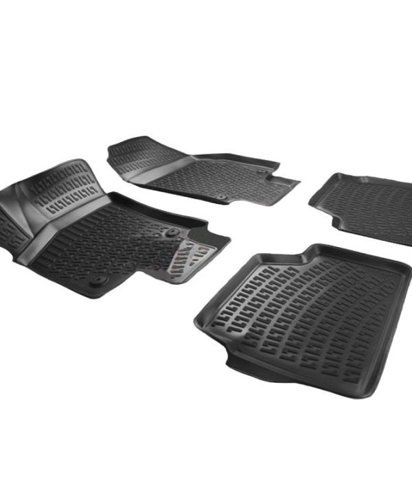 Kimpiris - Πατάκια Σκαφάκια 3D Από Λάστιχο TPE Για Opel Astra H 2004-2009 Rizline 4 Τεμάχια Μαύρα