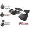 Πατάκια Σκαφάκια 3D Από Λάστιχο TPE Για Toyota Auris 2007-2012 Rizline 4 Τεμάχια Μαύρα - Image 3