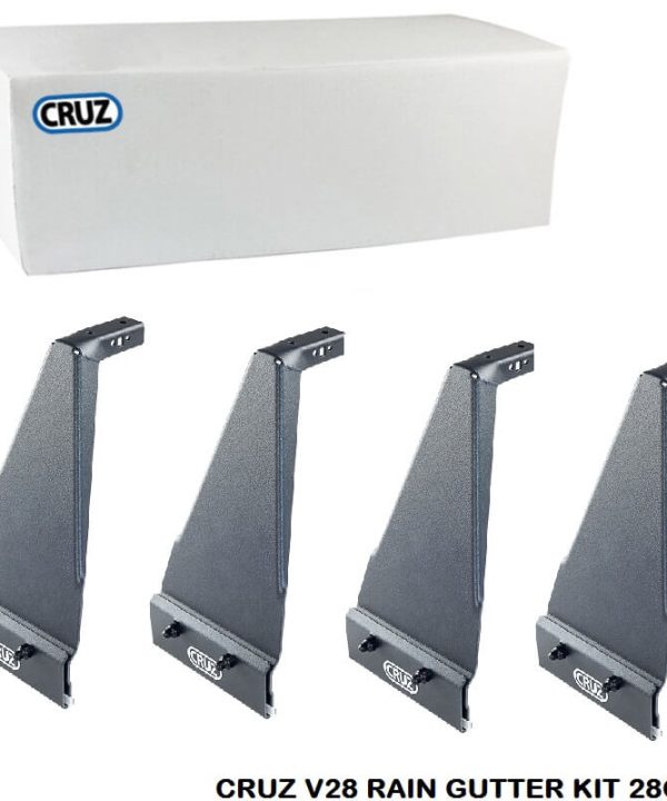 Kimpiris - Πόδια / Άκρα Για Μπάρες & Σχάρες Οροφής CRUZ LCV 933-076 Νεροχύτη Universal V28 28cm Σετ 4 Τεμάχια