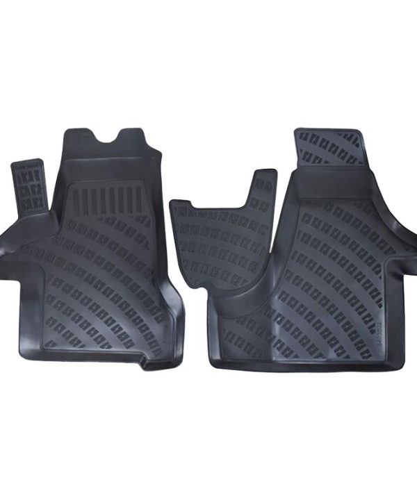 Kimpiris - Πατάκια Σκαφάκια 3D Από Λάστιχο TPE Για VW Transporter T5 2003-2015/T6 2015- /T7 Rizline 2 Τεμάχια Μαύρα